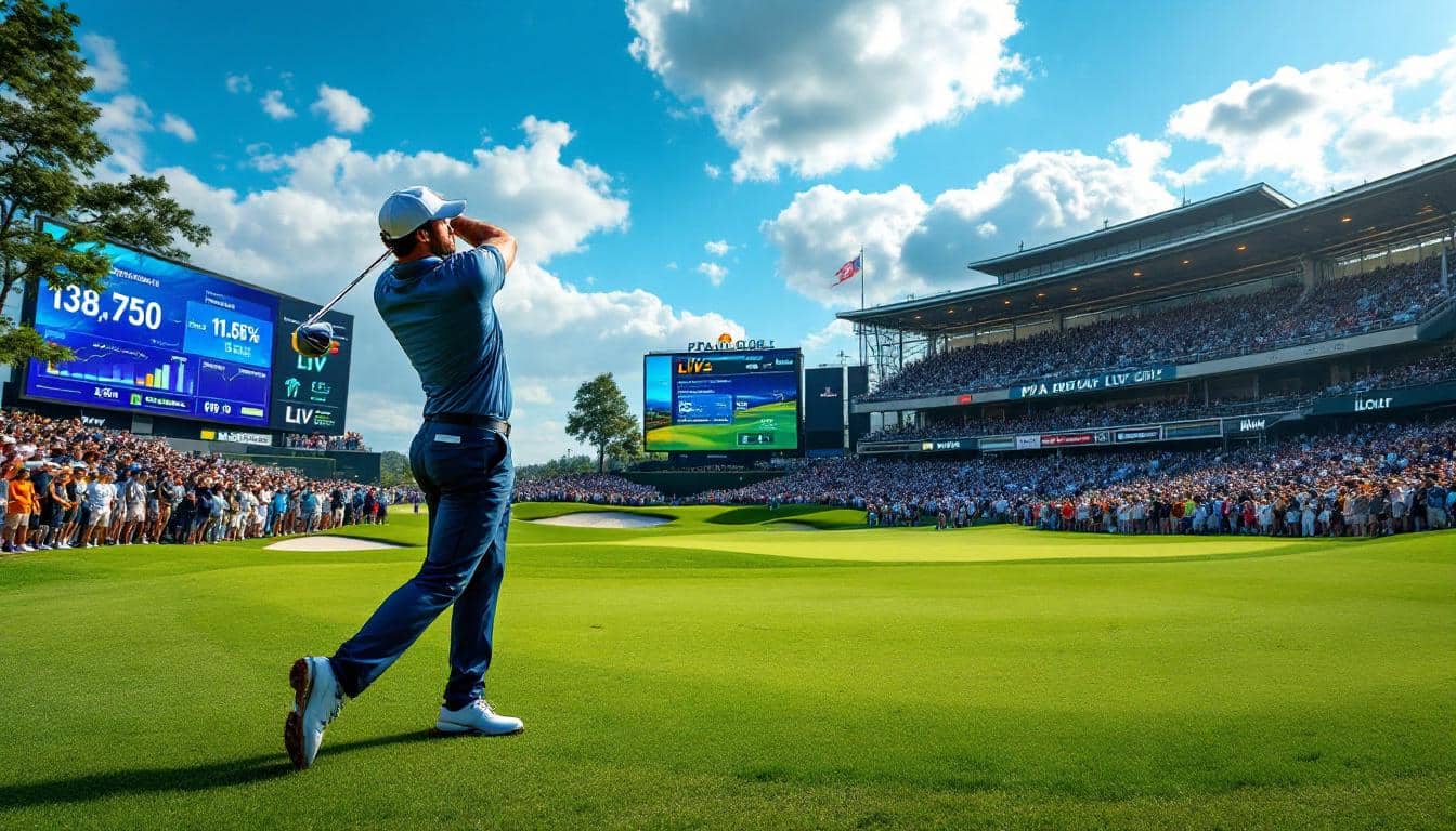 découvrez les dernières révélations du pga tour et de liv golf concernant les chiffres d'audience télévisée. des données saisissantes qui mettent en lumière l'évolution et l'impact des compétitions de golf sur le petit écran.