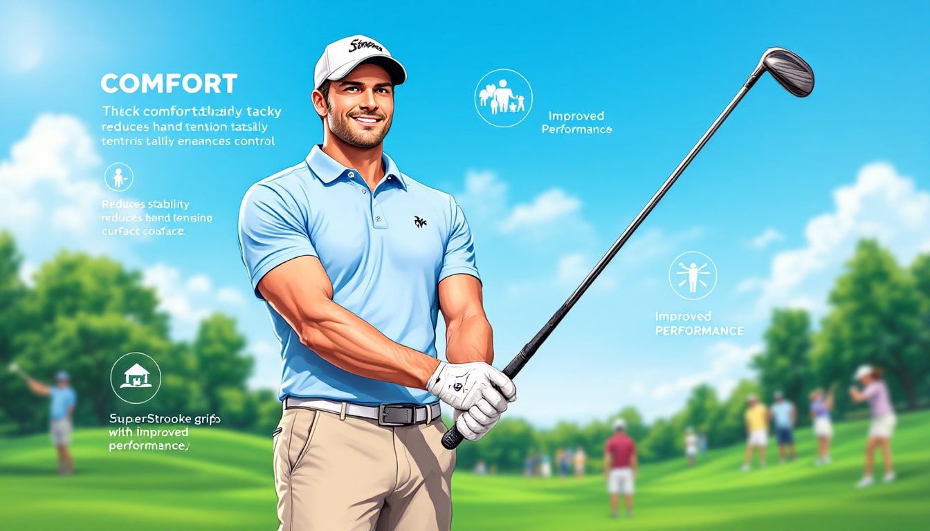 découvrez pourquoi les golfeurs sont fans des grips superstroke : confort, contrôle et performance réunis pour améliorer votre jeu. plongez dans l'univers des grips innovants qui transforment chaque swing!