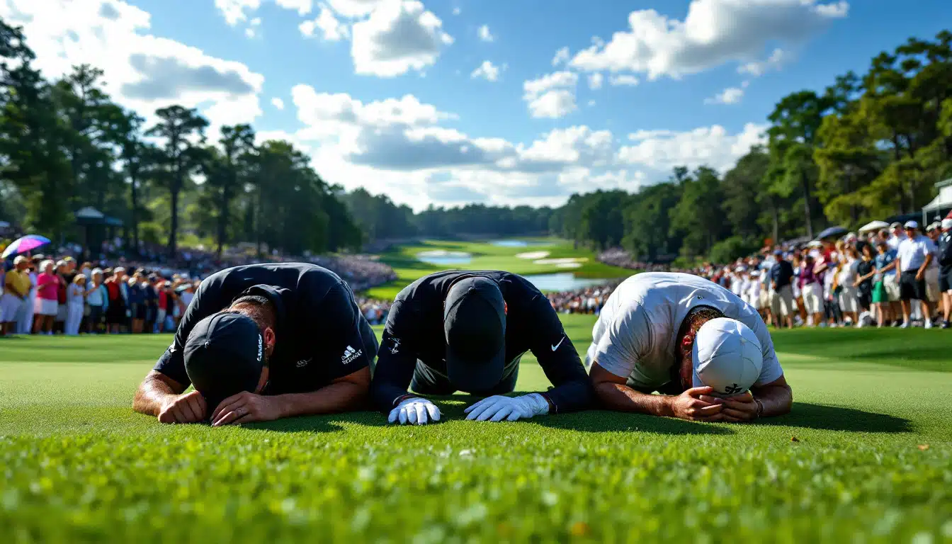 découvrez comment trois stars du pga tour ont connu des moments dramatiques sur le 16ème trou du championnat pga, un parcours qui a coûté cher à ces golfeurs de renom. analyse des tensions et des défis rencontrés sur ce trou emblématique.