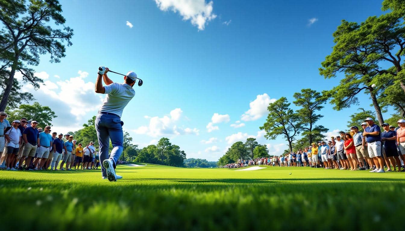 découvrez la vitesse de jeu des professionnels du pga tour grâce à une démonstration en temps réel. analysez comment ces golfeurs d'élite optimisent leur temps sur le parcours et suivez leurs stratégies gagnantes. plongez dans l'univers du golf haut niveau et améliorez votre propre jeu !